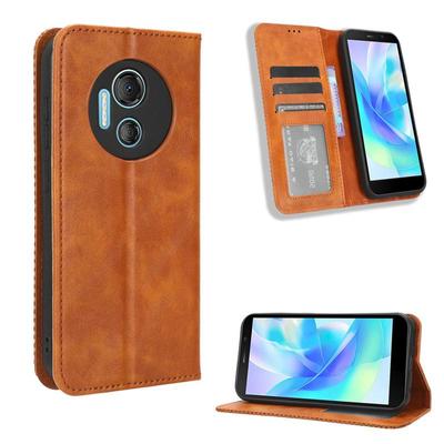 Флип-чехол для Doogee X97/X97 Pro Кожаный чехол [Flip Vintage Leather] Кошелек Противоударный Прочный Ретро Чехол Для Телефона
