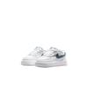 Nike Force 1 Low Модные Универсальные Дышащие Удобные Трендовые Низкие Кроссовки для Ходьбы Детская Обувь Белый Гром FN0236-110