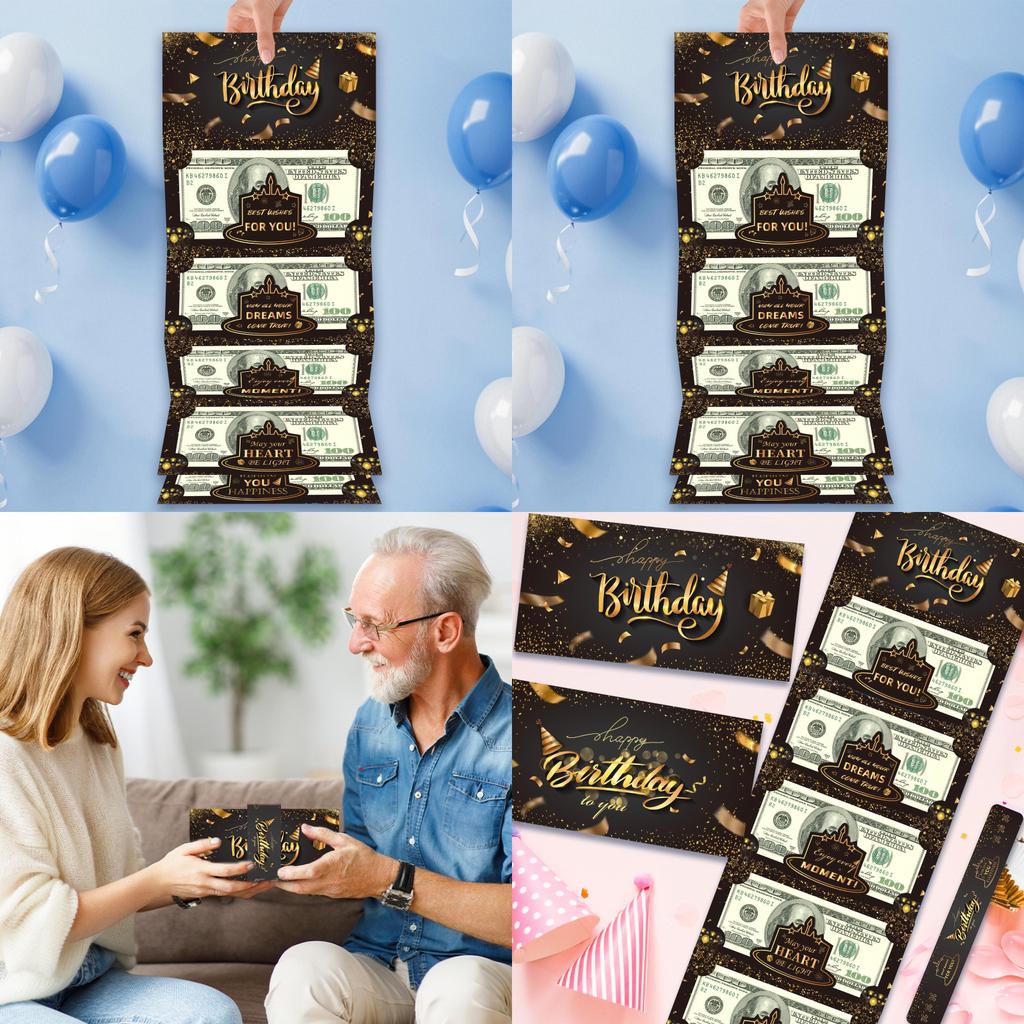 Classic Red Packet With Six Card Storage And Black Gold Finish For Festive Gifting And Celebrations