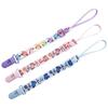 Adjustable Baby Pacifier Clip Pacifier Chain Dummy Clip Nipple Holder for Nipples Children Pacifier Clips Teether Anti-drop Rope