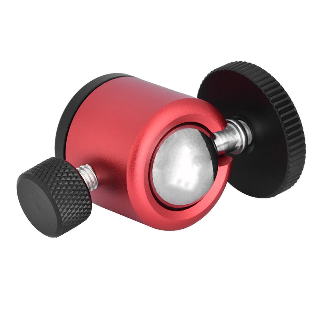Шарнирная головка с поворотом на 360 градусов, 14-дюймовое винтовое крепление для штатива с шаровой головкой для цифровой зеркальной камеры, штативные головки (красный)