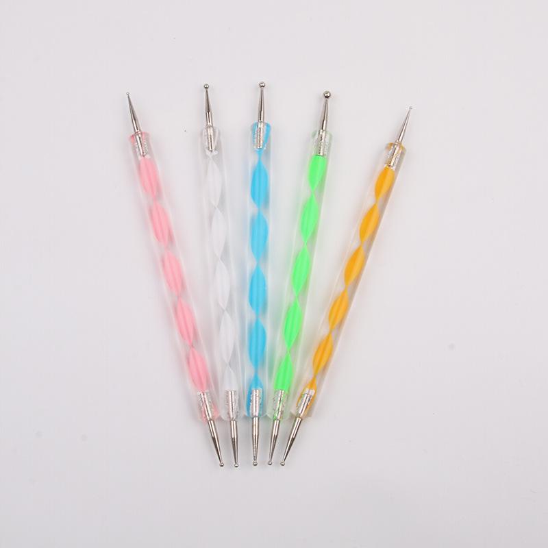 5-Piece Embossing & Dotting Pen Set for Polymer Clay DIY Projects