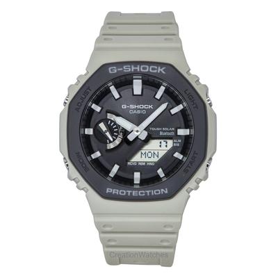 G-Shock аналоговый цифровой смартфон Link с ремешком из био-смолы, черный циферблат, прочные солнечные часы GA-B2100LUU-5A 200M для мужчин