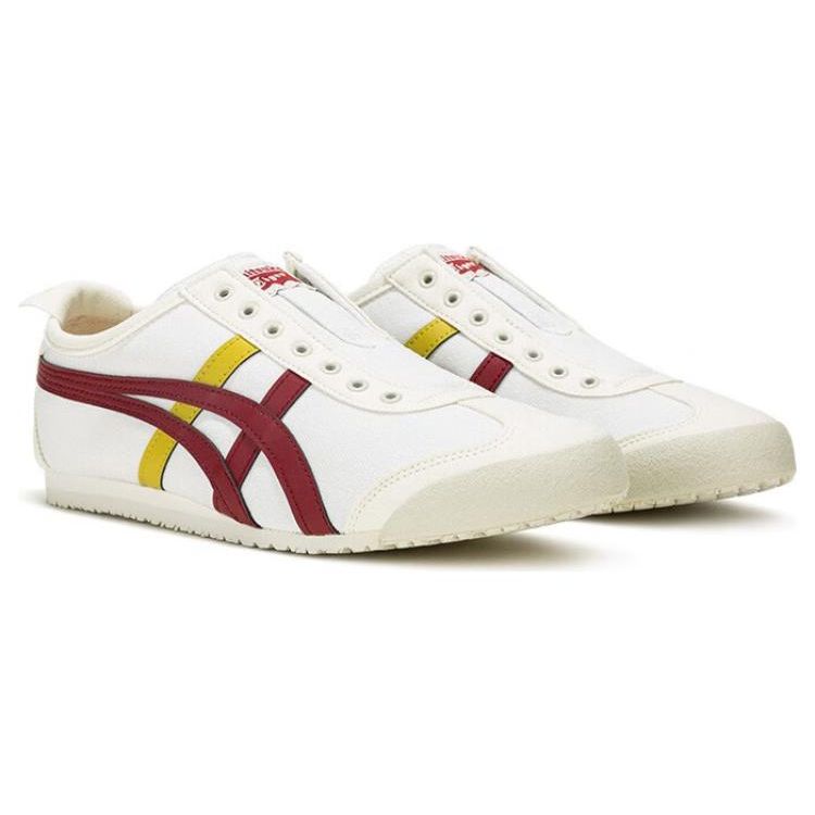 ONITSUKA TIGER Кроссовки унисекс без шнуровки Mexico 66 Cream Beet Juice 1183A360-123