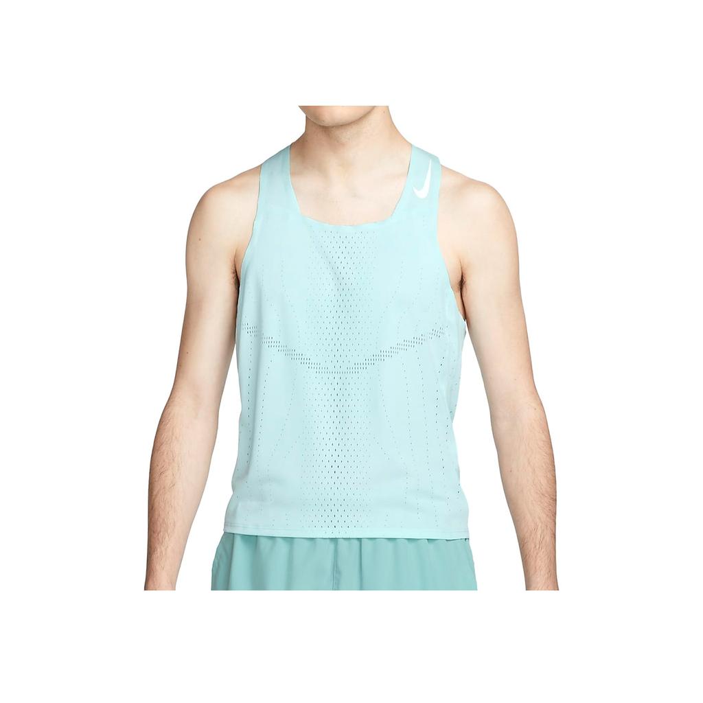 Nike Dri-FIT ADV Solid Quick-Dry Running Tank Мужские топы светло-голубые DM4625-346
