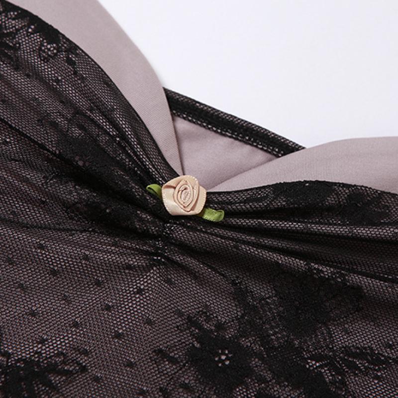 Sexy Underwear Floral Lace Vest Sleeveless Crop Tops Lingerie Casual Underwear Strap Padded Tank Tops