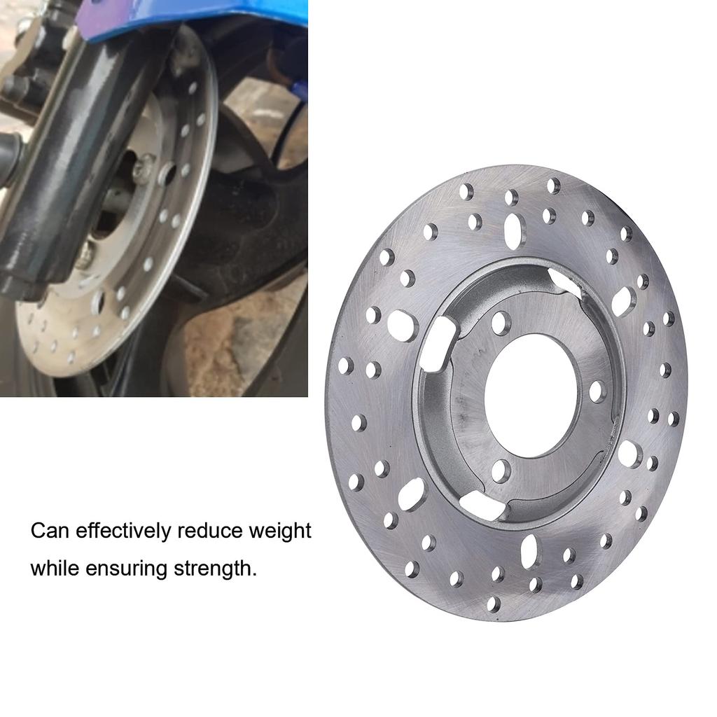 Disc Brake Rotor, 180mm/7.1" Front Brake Disc Steel Alloy Replacement Yamaha for Most Chinese Scooters and Motorcycles