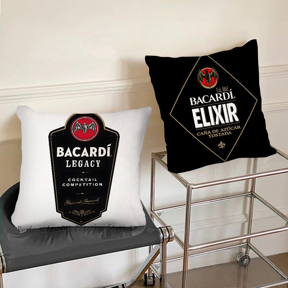 Ликер B-Bacardi-I Наволочка Квадратная Подушка Спальня Диван Досуг Подушка для Комфорта Автомобиль Гостиная Домашний Декор