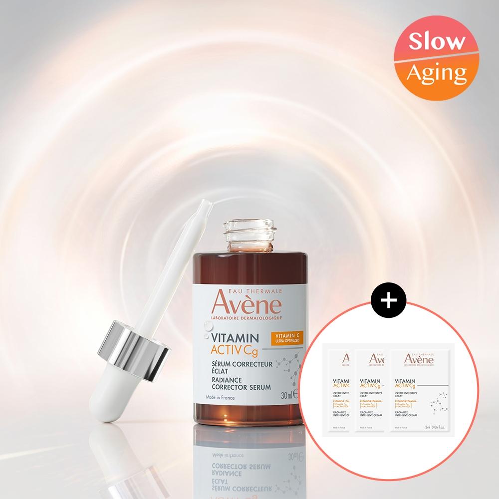 Avene Vitamin Active VaCg Serum 30ml Project  + Vitamin Cg Active Cream 2ml 3   Radiance  Antioxidant