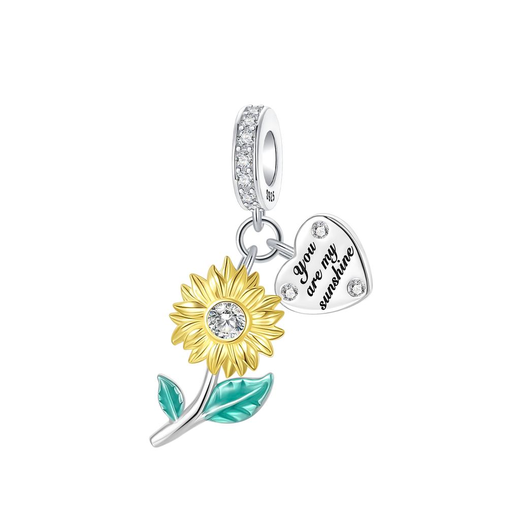 Оригинальные шармы-бусины Медь с инкрустацией цирконием Кулон в виде креста монахини Крыло ангела Подходят для браслета Ювелирный подарок Маркировка