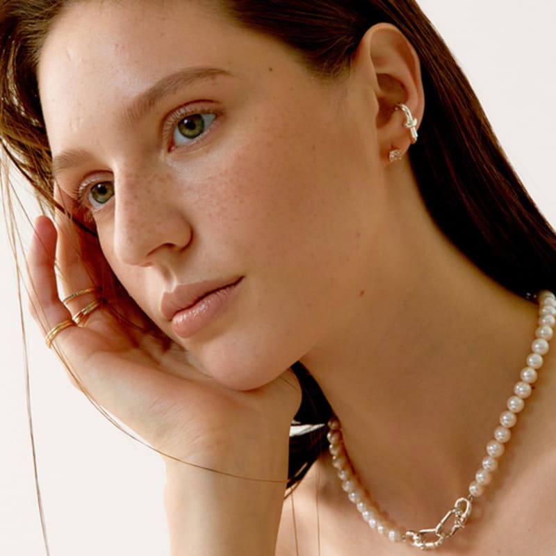 fINE HABIT fINE2LINK Pearl Necklace(M)