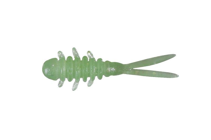 Jackall Мягкая приманка Amiami Micro под призму 1 дюйм, лайм (0246)