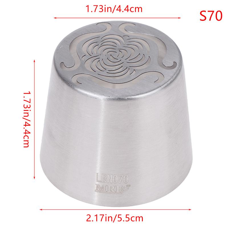 1Pc Stainless Steel Russian Piping Tips Cake Icing Frosting Nozzles Cream Tip For Cupcake Decoration Diy Kitchen Baking Tool