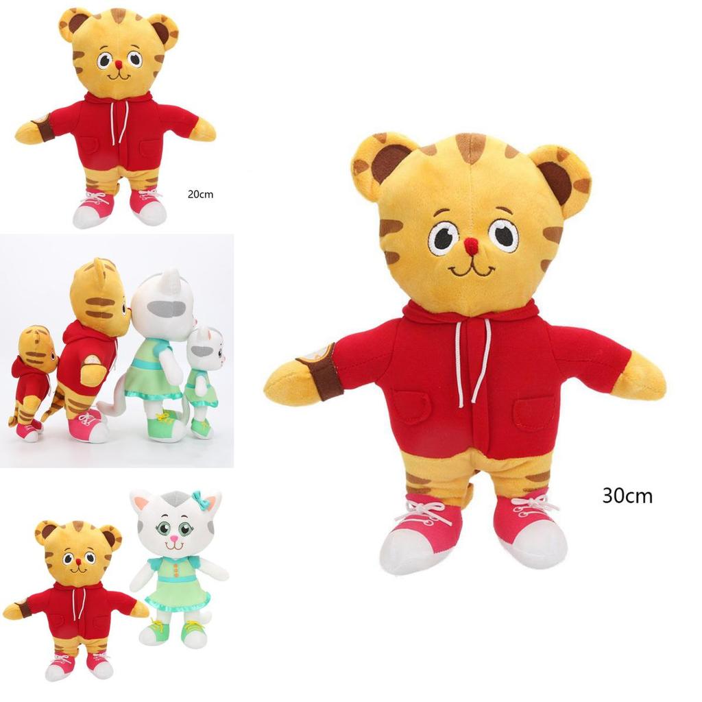 Cuddly And Cute Daniel Tiger And Katerina Kittycat Plush Toys For Children