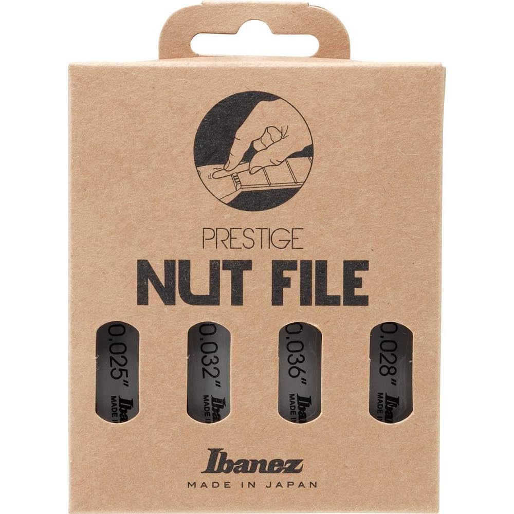 Ibanez Prestige Nut File Set for Ukulele (.025" - .036" Gauge) 4-Piece Set
