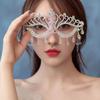 Tassel Rhinestone Mask Veil Facial Jewelry Accessories Creative Masquerade Mask  Photo Prop