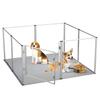 BINGOPAW Dog Whelping Pen and Crate, 120 × 120 × 61 cm