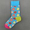 Женские носки унисекс из чесаного хлопка Happy Socks Вишня Клубника