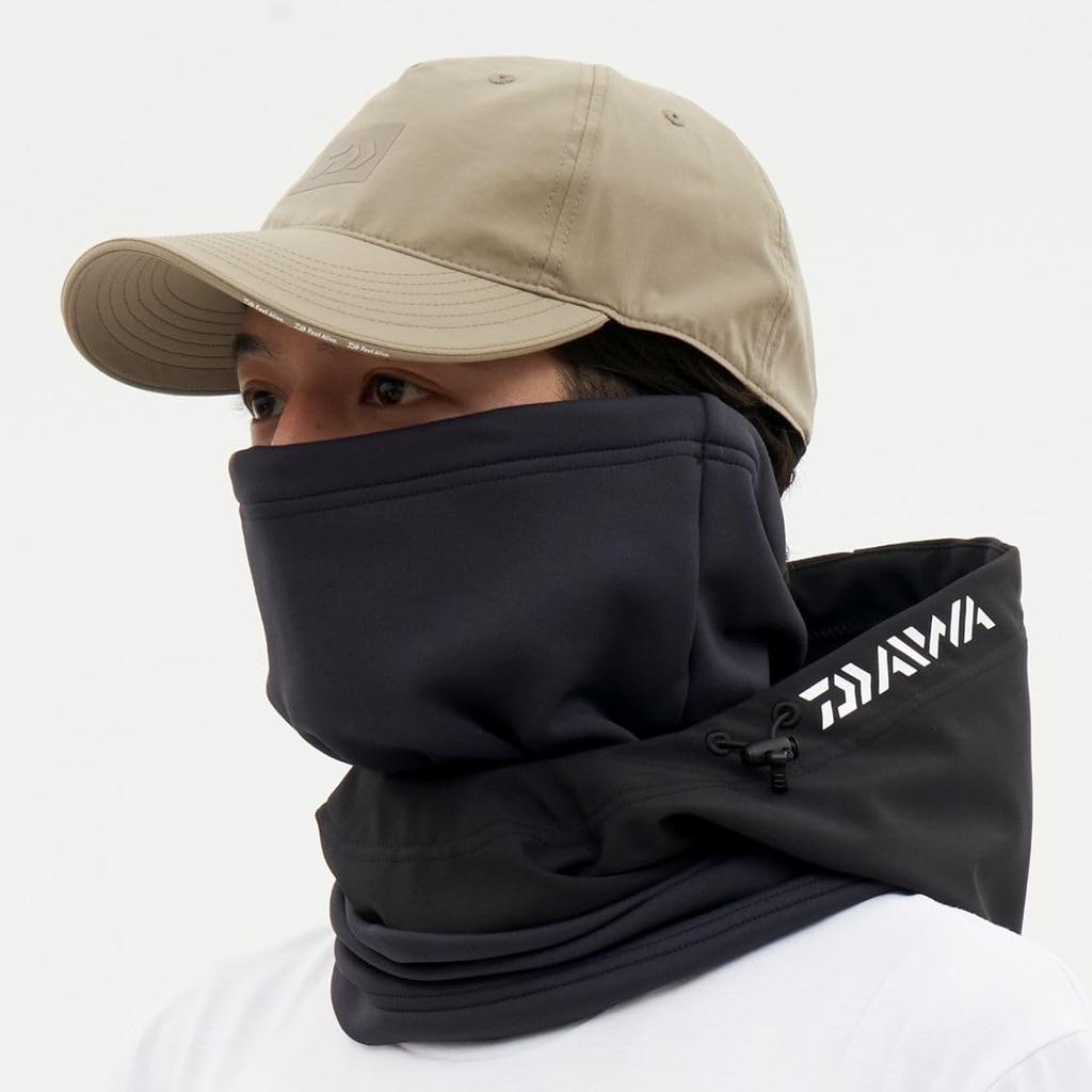 Daiwa Ветрозащитная толстовка с капюшоном теплая черная Free Fishing Fishing DA-9423W