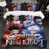 HUNTER X HUNTER Аниме k Комплект пододеяльника Мягкое стиранное постельное белье 3 предмета Летний Удобный Студенческое общежитие Дом Детское постельное белье Хит продаж