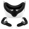 Silicone Controller Grip Cover + Face Cover For Oculus Quest 2 Anti Slip Anti Collision Protective Covers For VR Controllers And Headset