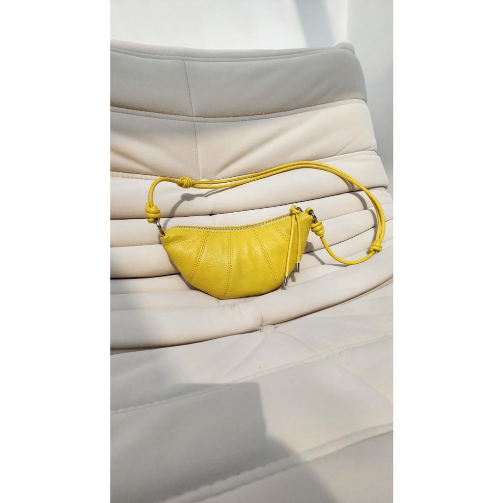 Sheepskin horn croissant bag dumpling bag 2025 new niche design change bag single shoulder messenger bag women's wholesale