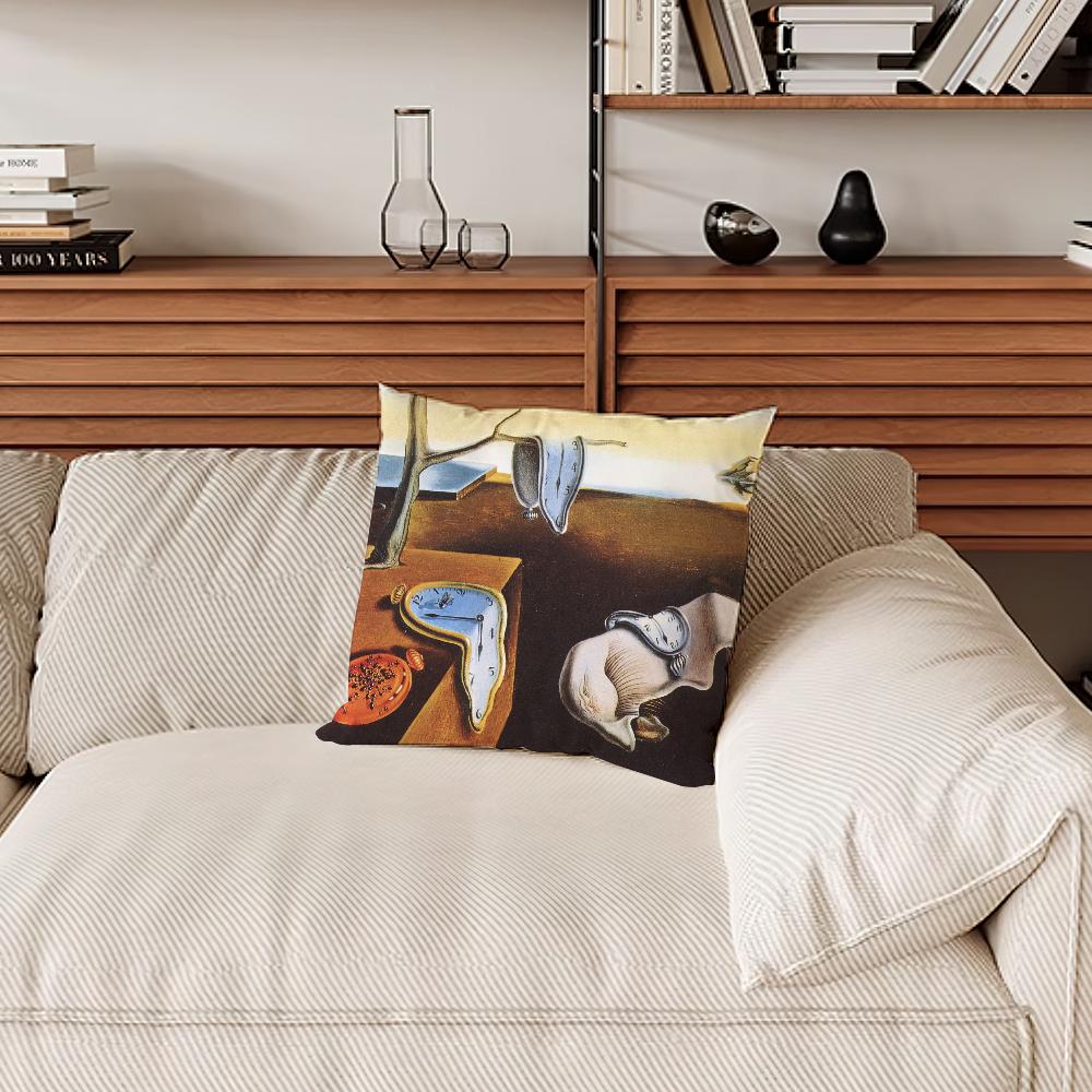 Сальвадор Дали Поп-арт Наволочка Диван Гостиная Спальня Изголовье Спинка Подушка Квадратная Подушка Время Сна