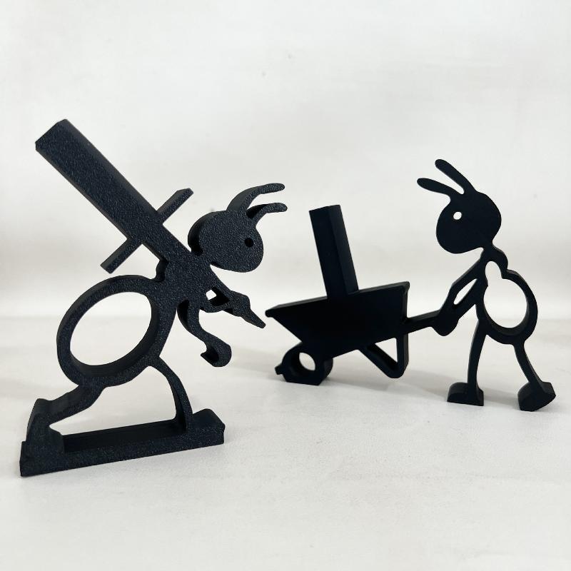 Новый креативный 3D-печатный держатель для туалетной бумаги в форме муравья, милый и простой держатель для рулонной туалетной бумаги