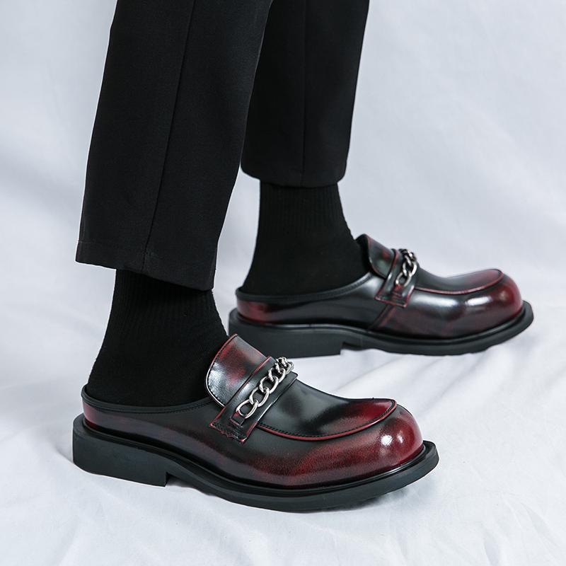 Модные мужские лоферы Роскошный бренд Кожаные туфли Дышащие слипоны Однотонные Формальные Повседневные туфли Ручной работы Дизайнерские мужские туфли Мокасины