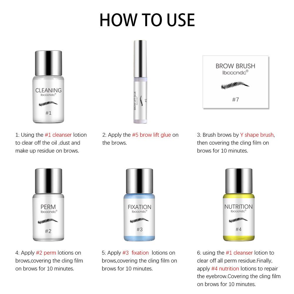 Diy Eyebrow Ironing Set Embellish Eyebrows To Create Your Own Unique Eyebrow Shape