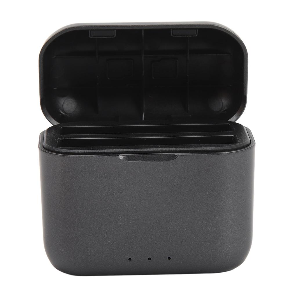 AX11 Battery Charging Hub Fast Quick Charging Station Portable 2 Channel Type C Cable Storage Carrying Case Box with