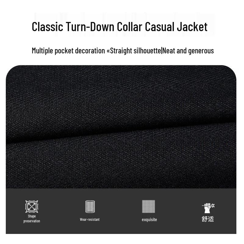 Men's Multi-Pocket Executive Work Jacket