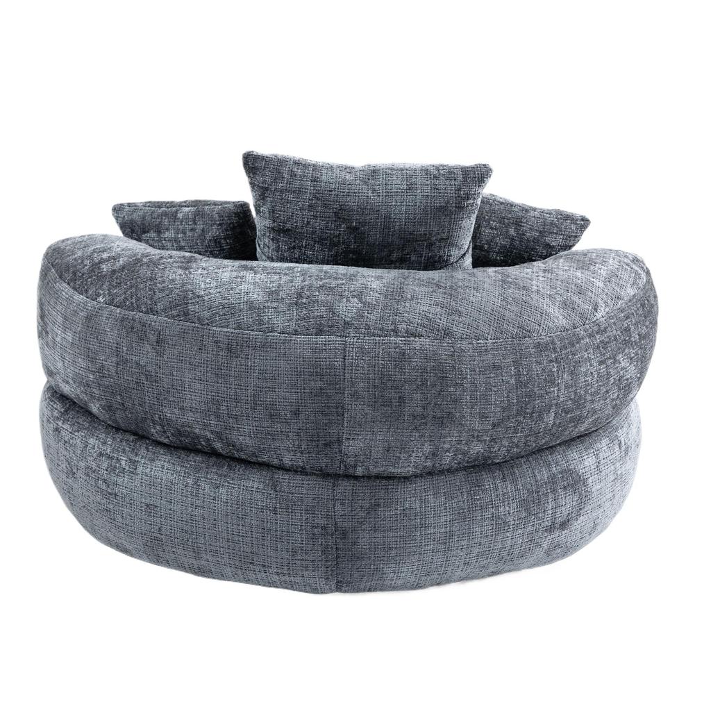 Lazy sofa, durable and comfortable, high-backrest sofa, for adults and children, three-pillow, single-player game sofa chair