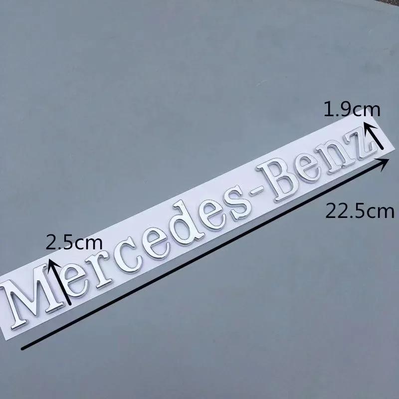 szvm1 Car trunk 3D badge ABS letter logo sticker is suitable for Mercedes-Benz GM modified rear logo auto parts. accessories.