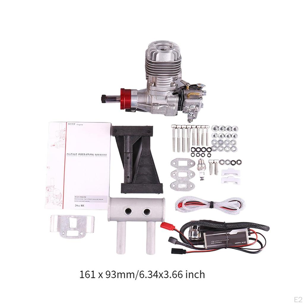 Бензиновый двигатель для радиоуправляемого самолета одноцилиндровый самолет самолет