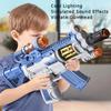 Light UP Toy Gun Sound Effect Spinning LED Non-firing Pistol Rotating Magazine Gun Police Role Play Prop Kids Birthday Gift