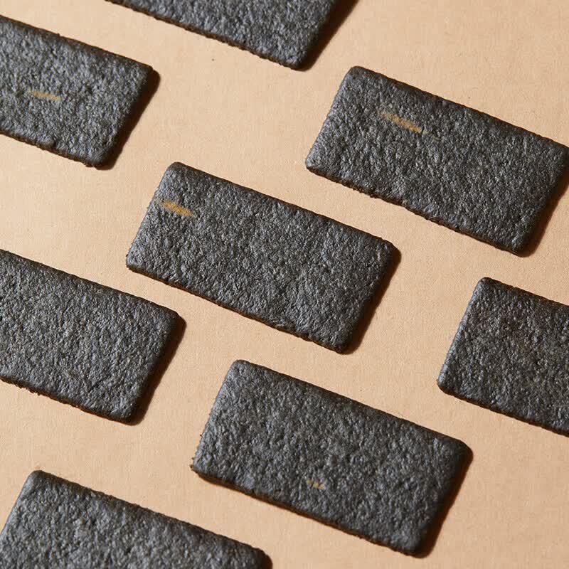 Yan Zhi Fang Black Truffle & Black Sesame Cheese Crisps with Red Ginseng