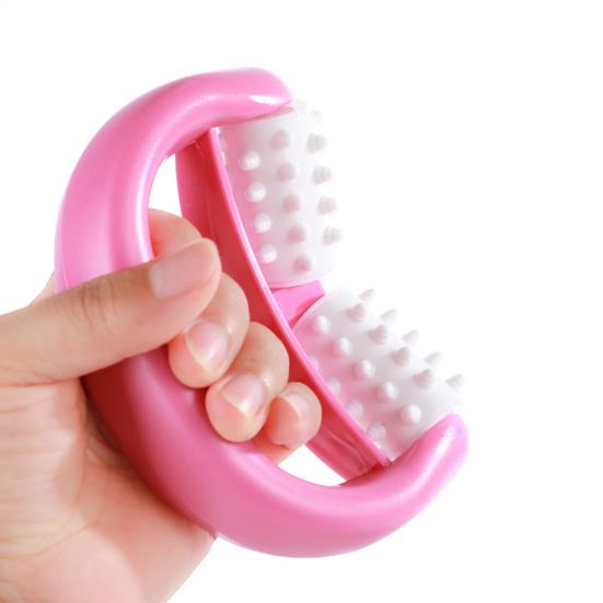 Массажер для глубоких тканей, антицеллюлитный массажер, эргономичный дизайн, легкий портативный неэлектрический роликовый массажер