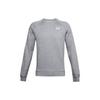Rival Solid Logo Print Cry Neck Sports Long Sleeve Hoody Men sweatshirt Gray 1359029-035