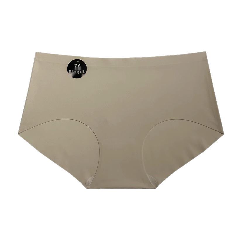 7A Mulberry Silk Mid-Rise Seamless Ice Silk Women's Antibacterial Underwear