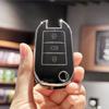 Car Key Case Cover Skin Holder Fob For Peugeot 208 308 408 508 2008 3008 4008 For Citroen C4 Cactus Picasso C4L C5 C5