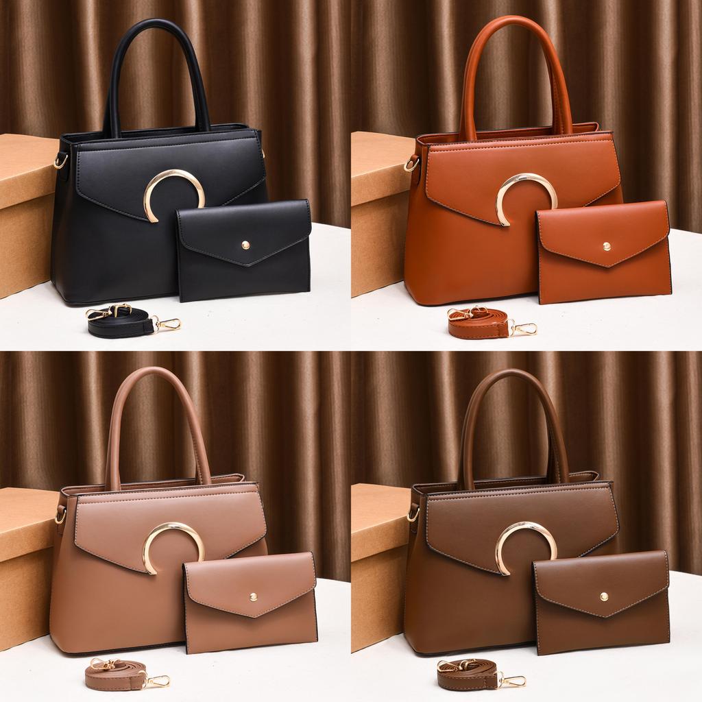 Stylish Urban Pu Handbag With Inner Pockets For Work And Leisure