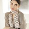 ANA MAISON Sophisticated Linework Long Petit Silk Scarf [PML-1357]