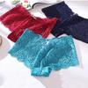 Sexy Underwear Elastic Waistband Protective Skin-touching Crochet Embroidery Floral Lace Underwear Inside Wear