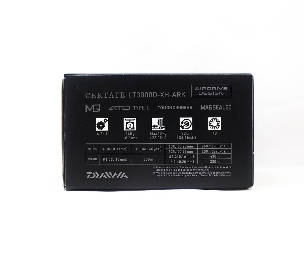 Daiwa Катушка спиннинговая 24 Certate-G LT 3000D-XH-ARK (9512)