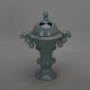 Song Dynasty Ru Kiln Celadon Double-Ear Dragon Incense Burner with Spur Marks - Antique Imitation Porcelain Collectible