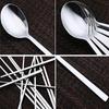 1 Set Korean Chopsticks & Spoon Stainless Steel Tableware Dinnerware Sets