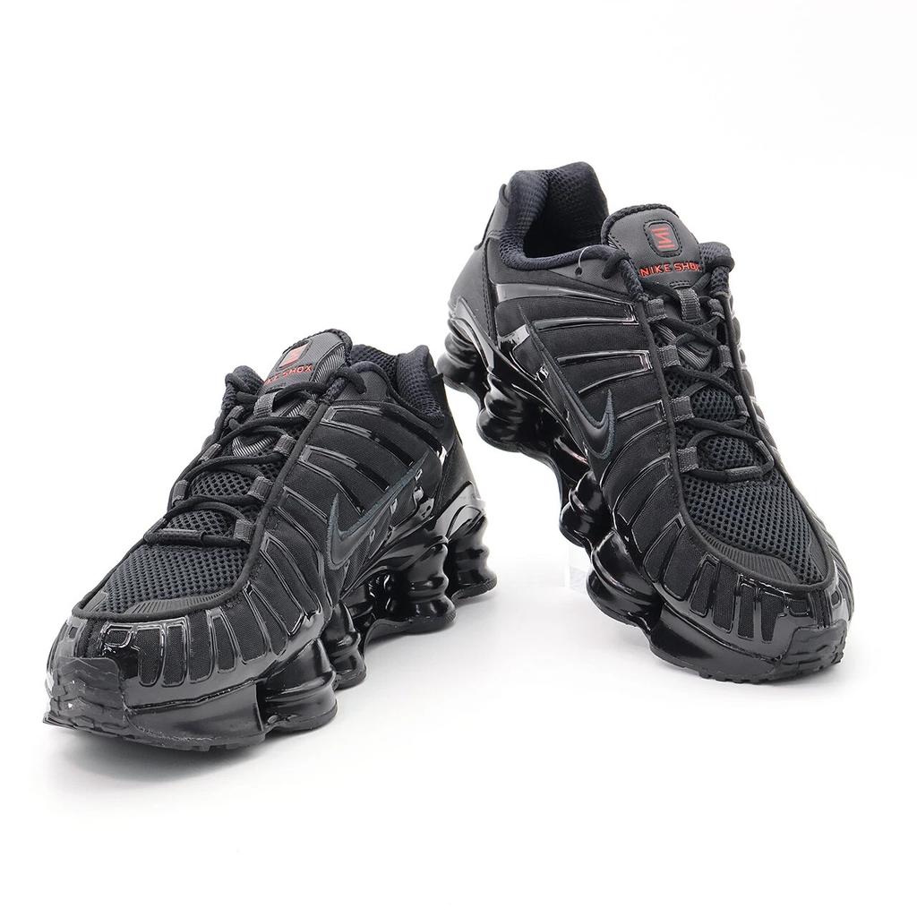 AR3566-002 Nike Shox TL Черный и Максимально Оранжевый Гематит (Женский)