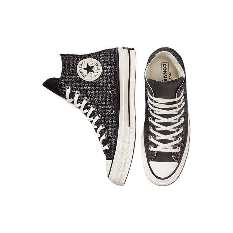 Кеды Chuck 70 Wmns Converse High 'Houndstooth Shine - Black' Женские A04277C
