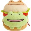 San-X Chikip Dancers Burger Plush Toy Skip Frog Sensei (Avocado Cheeseburger) MO54601